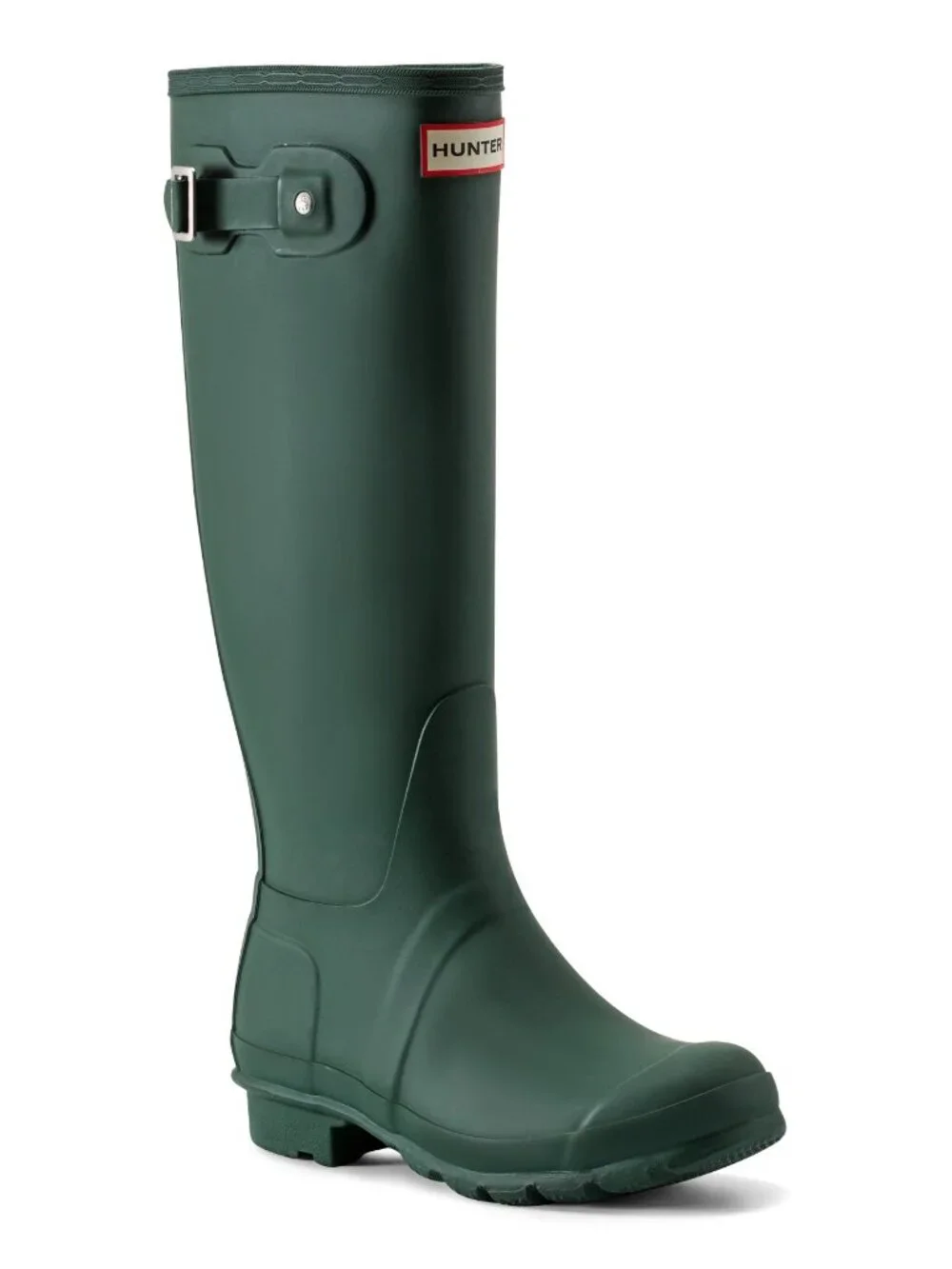 Hunter Original Tall Boot in Dark Green knee high rain winter boots snow
